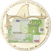 Francja, Medal, Monnaie Européenne, Billet de 100 Euro, 2002, MS(65-70)