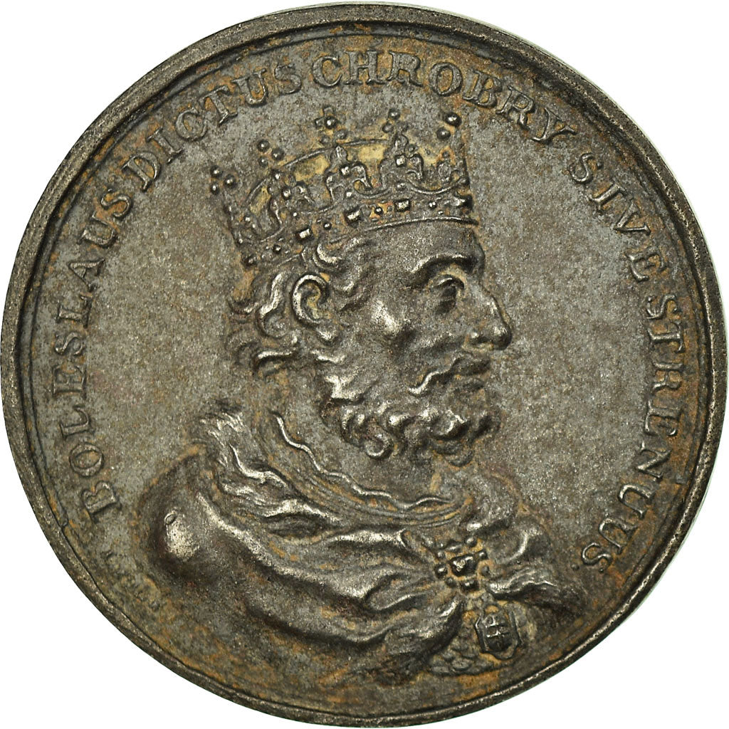 Poland, Medal, Boleslaw I the Brave, AU(50-53), Tin