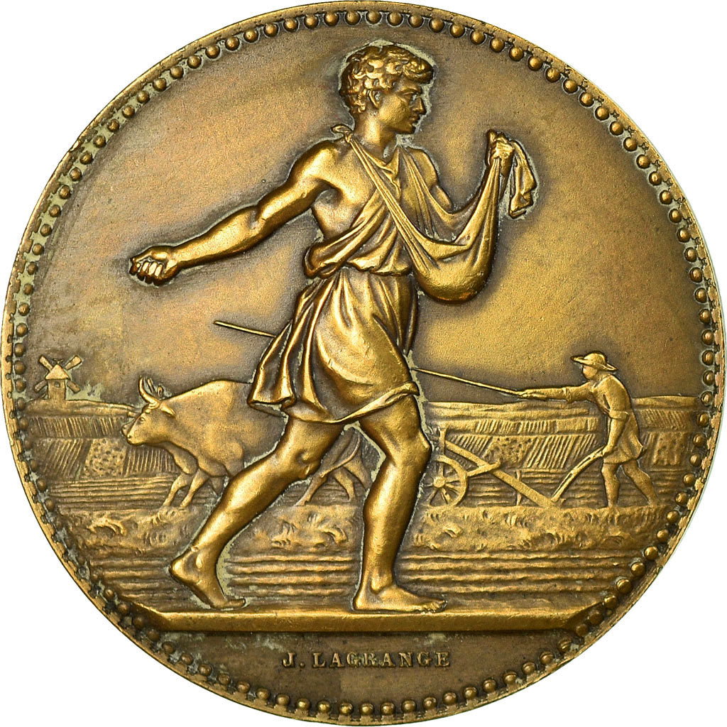 Frankreich, Medaille, Société des agriculteurs de France, Lagrange, VZ, Bronze
