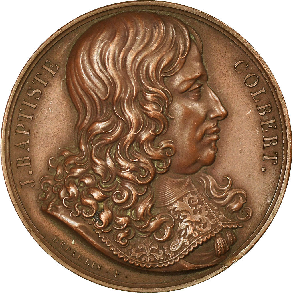 Frankrijk, Medaille, Jean-Baptiste Colbert, Galerie Métallique, 1826, Depaulis
