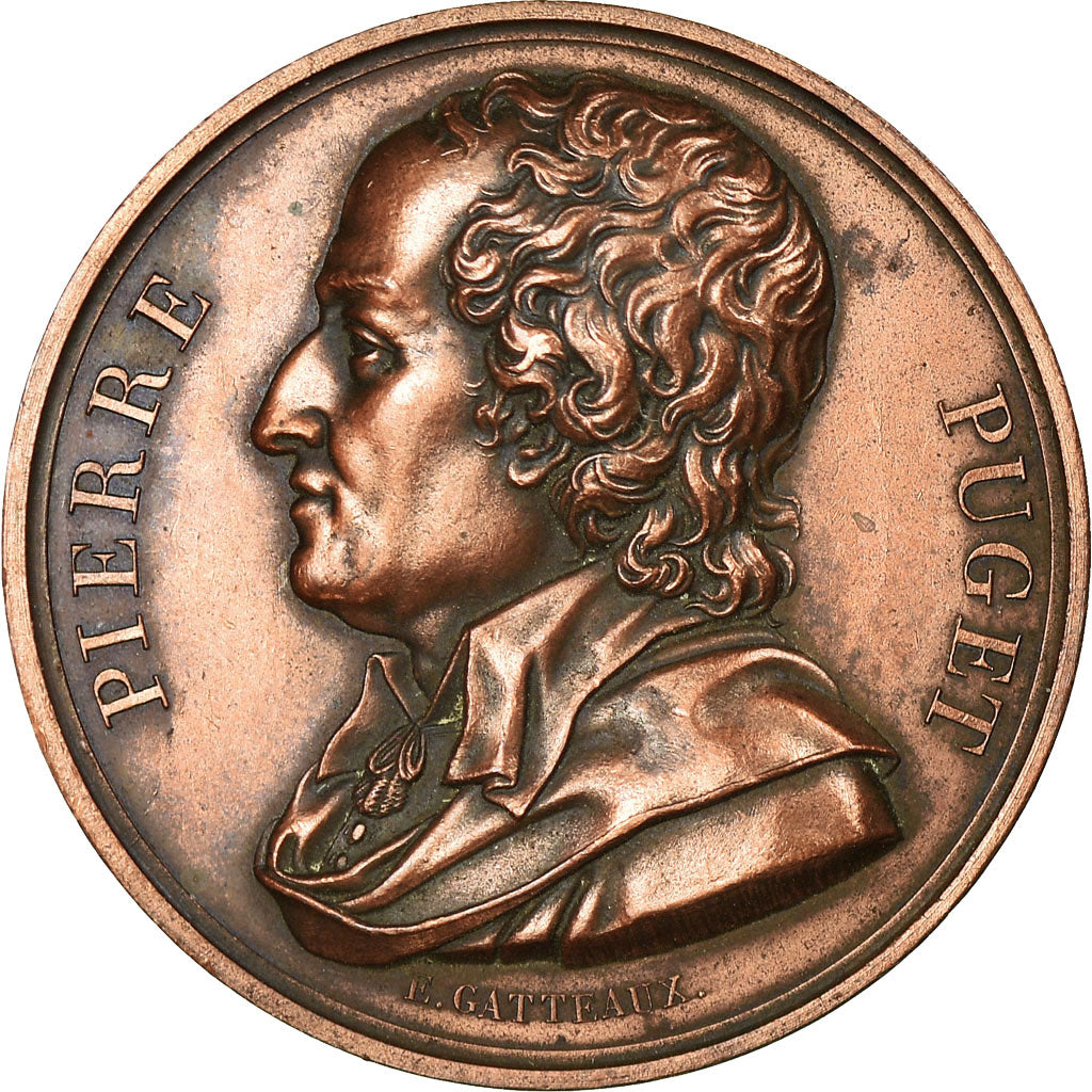 Frankreich, Medaille, Galerie Métallique des Grands Hommes Français, Pierre