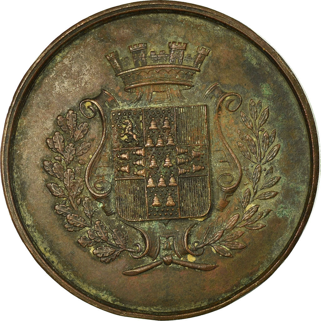 França, Medal, Académie Depuydt, Dessin Linéaire, 1881, EF(40-45), Bronze