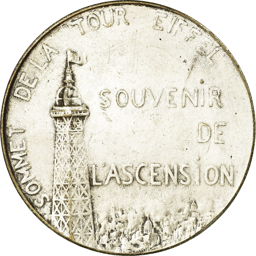 França, Medal, Sommet de la Tour Eiffel, Souvenir de mon Ascencion, EF(40-45)