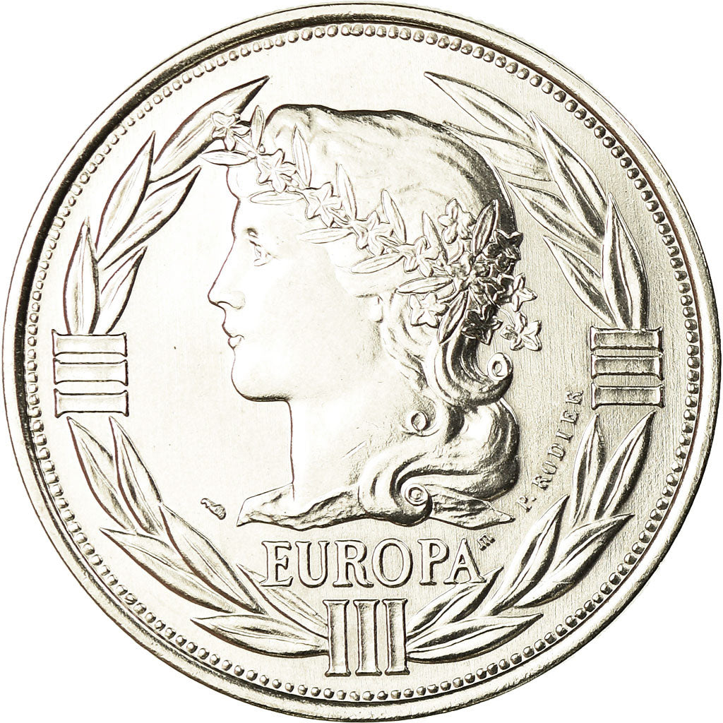 Frankreich, Medaille, Ecu Europa, Marianne, 1991, Rodier, STGL, Copper-nickel