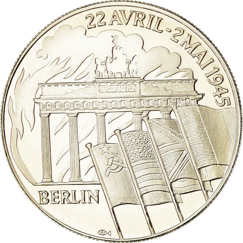 France, Medal, Seconde Guerre Mondiale, Berlin, 1945, Jimenez, MS(65-70)