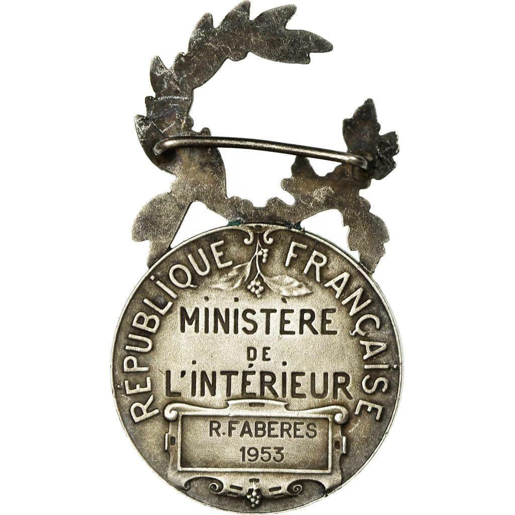 France, Police Française, Ministère de l'Intérieur, Medal, 1953, Excellent