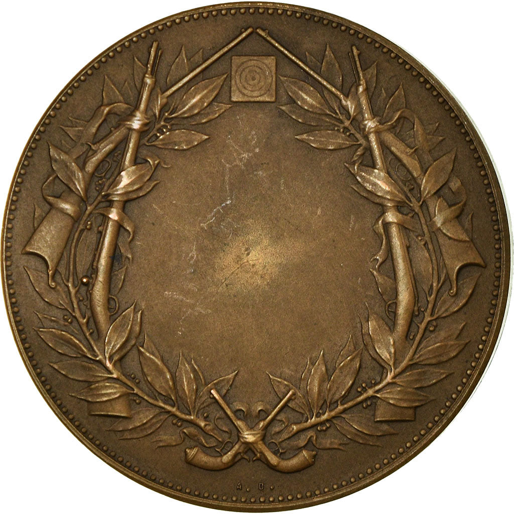 França, Medal, Art Nouveau, Concours de Tir, Dubois.A, AU(55-58), Bronze