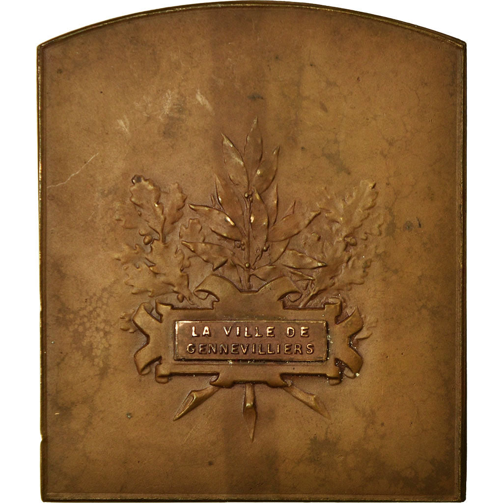 France, Medal, Oeuvres Scolaires, Ville de Gennevilliers, EF(40-45), Bronze