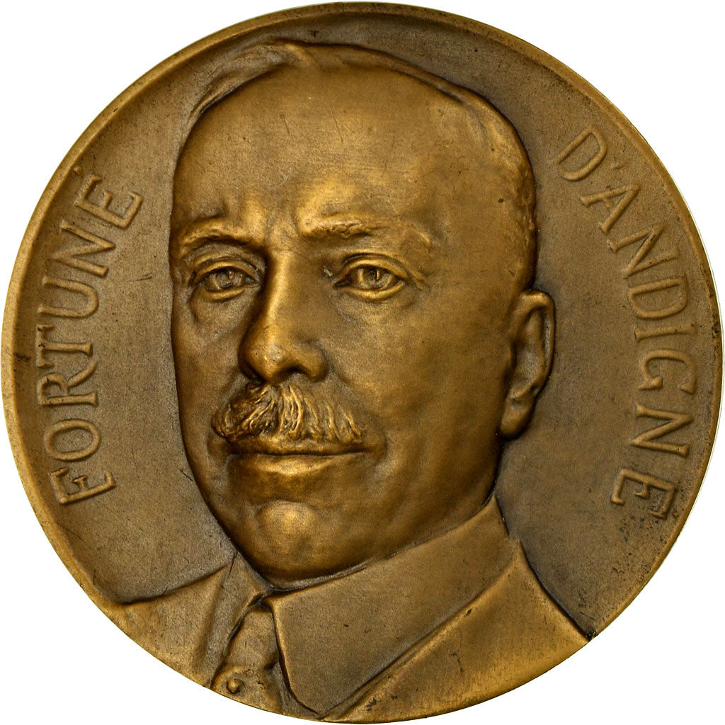 France, Médaille, Fortuné d'Andigné, Conseil Municipal de Paris, 1929, SPL