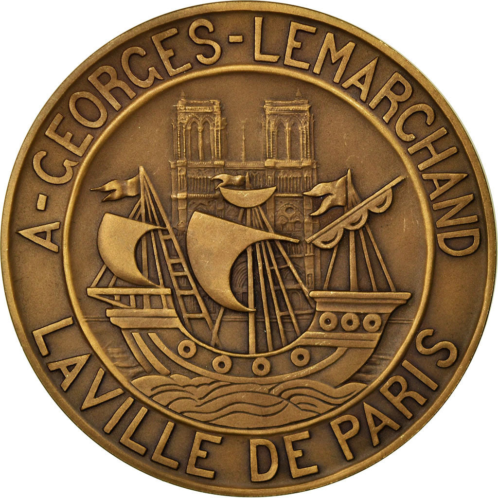 Frankreich, Medaille, Georges Lemarchand, Ville de Paris, 1933, Boucher, STGL