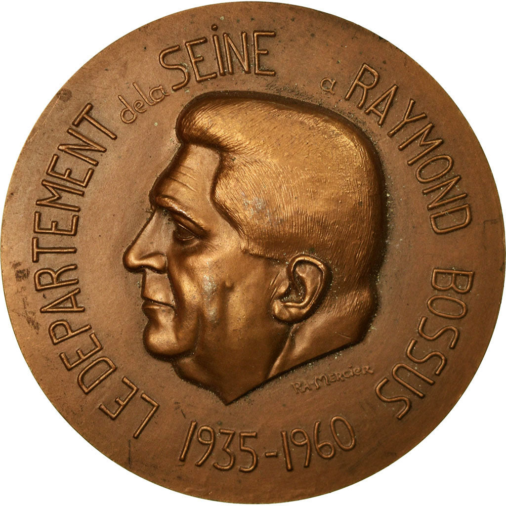 Frankreich, Medaille, Le Département de la Seine à Raymond Bossus, 1960