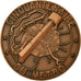 France, Médaille, Ville de Paris, Cinquantenaire du métro, Railway, 1950