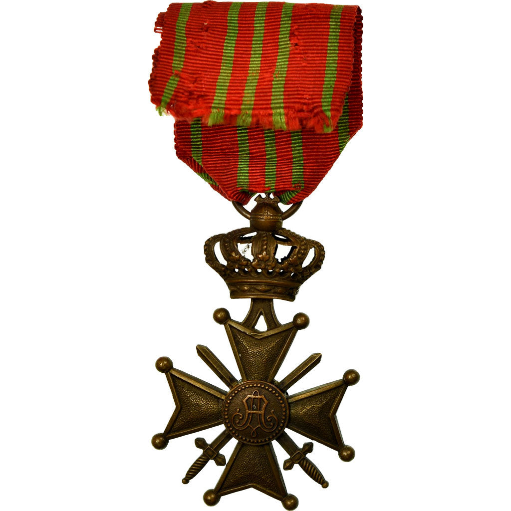 Belgique, Croix de Guerre, Médaille, 1939-1945, Très bon état, Bronze, 40