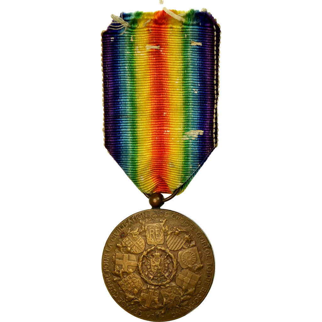 Belgium, Médaille Interalliée de la Victoire, Medal, 1914-1918, Excellent