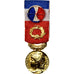 France, Médaille d'honneur du travail, Medal, 2009, Uncirculated, Mattei, Gilt