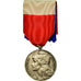 France, Industrie-Travail-Commerce, Medal, 1965, Very Good Quality, Silvered