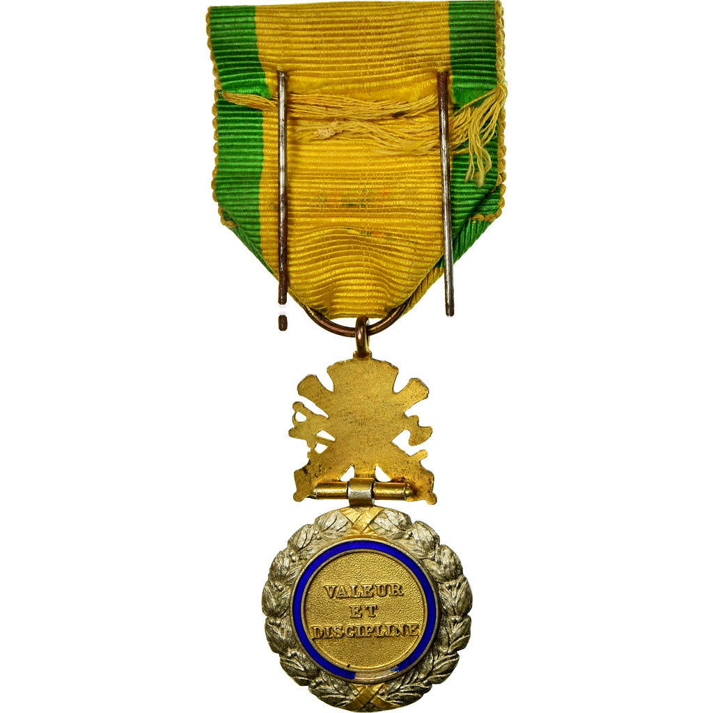 France, Troisième République, Valeur et Discipline, Medal, 1870, Very Good
