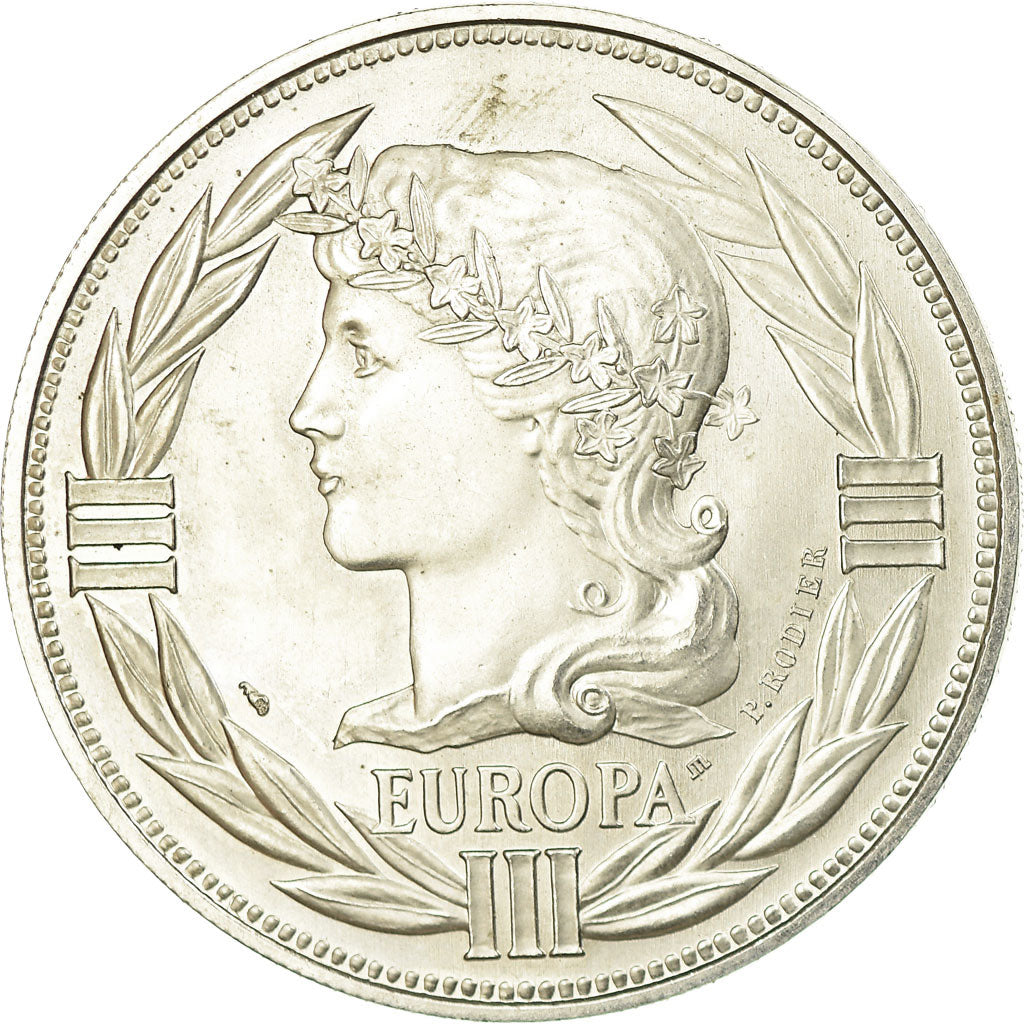 Francja, Medal, Ecu Europa, Marianne, 1986, Rodier, MS(63), Miedź-Nikiel