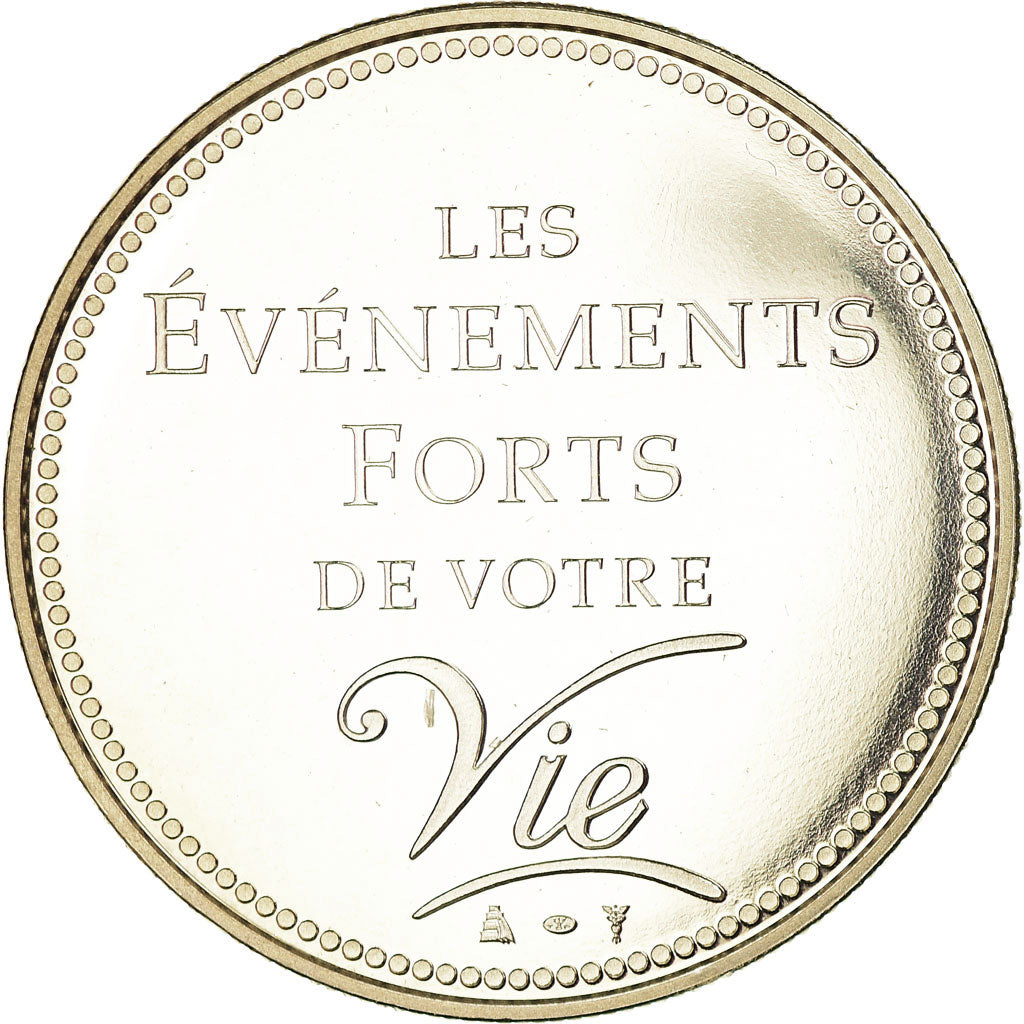 France, Medal, Passage à l'Euro, 2002, 2002, MS(65-70), Copper-nickel