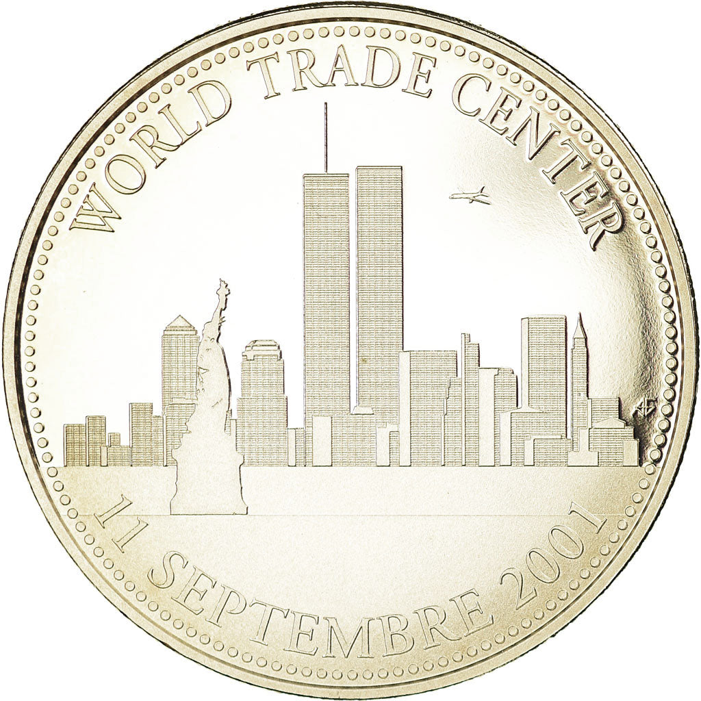 France, Medal, World Trade Center, 11 Septembre 2001, Ground Zéro, 2001