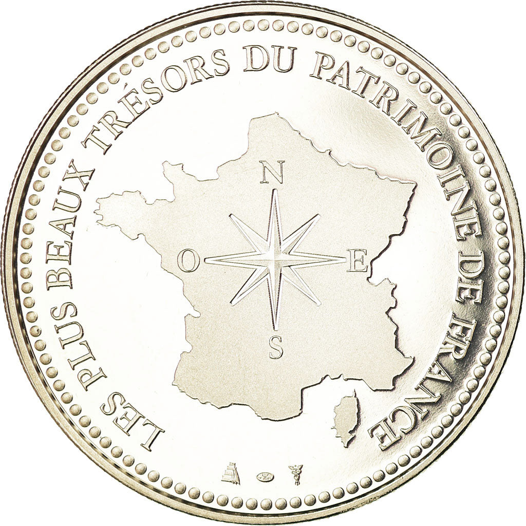 Frankreich, Medaille, Pyramide du Louvres, Paris, STGL, Copper-nickel