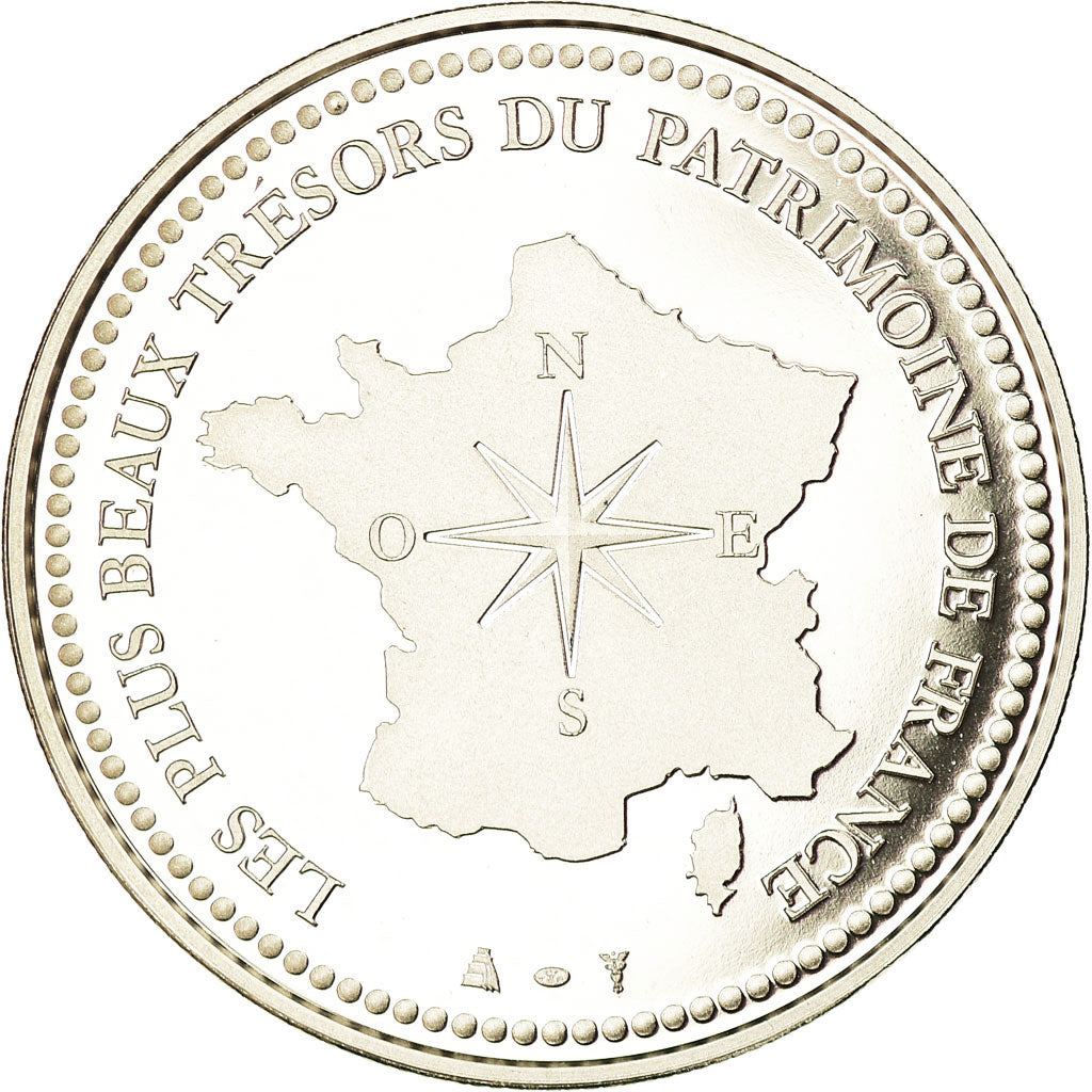 Francia, medalla, Nimes - La Maison Carrée, FDC, Cobre - níquel