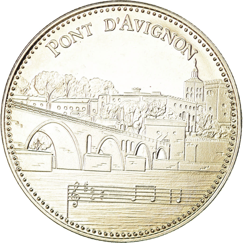 Frankreich, Medaille, Avignon - Le Pont d'Avignon, STGL, Copper-nickel
