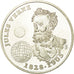 Francia, medalla, 30 Ecus d'Amiens, Jules  Verne, 1994-1995, FDC, Plata