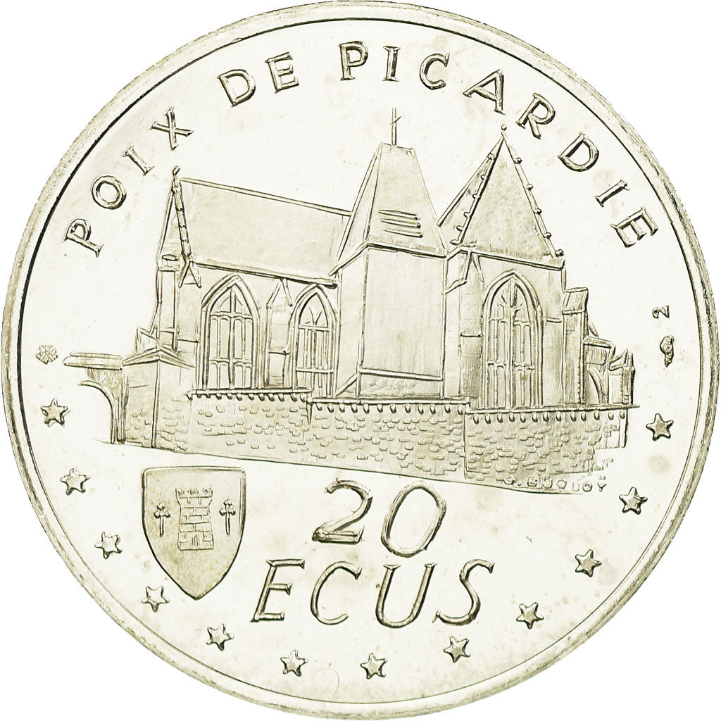França, Medal, 20 Ecus Poix de Picardie, 10ème Fête de la Gastronomie, 1995