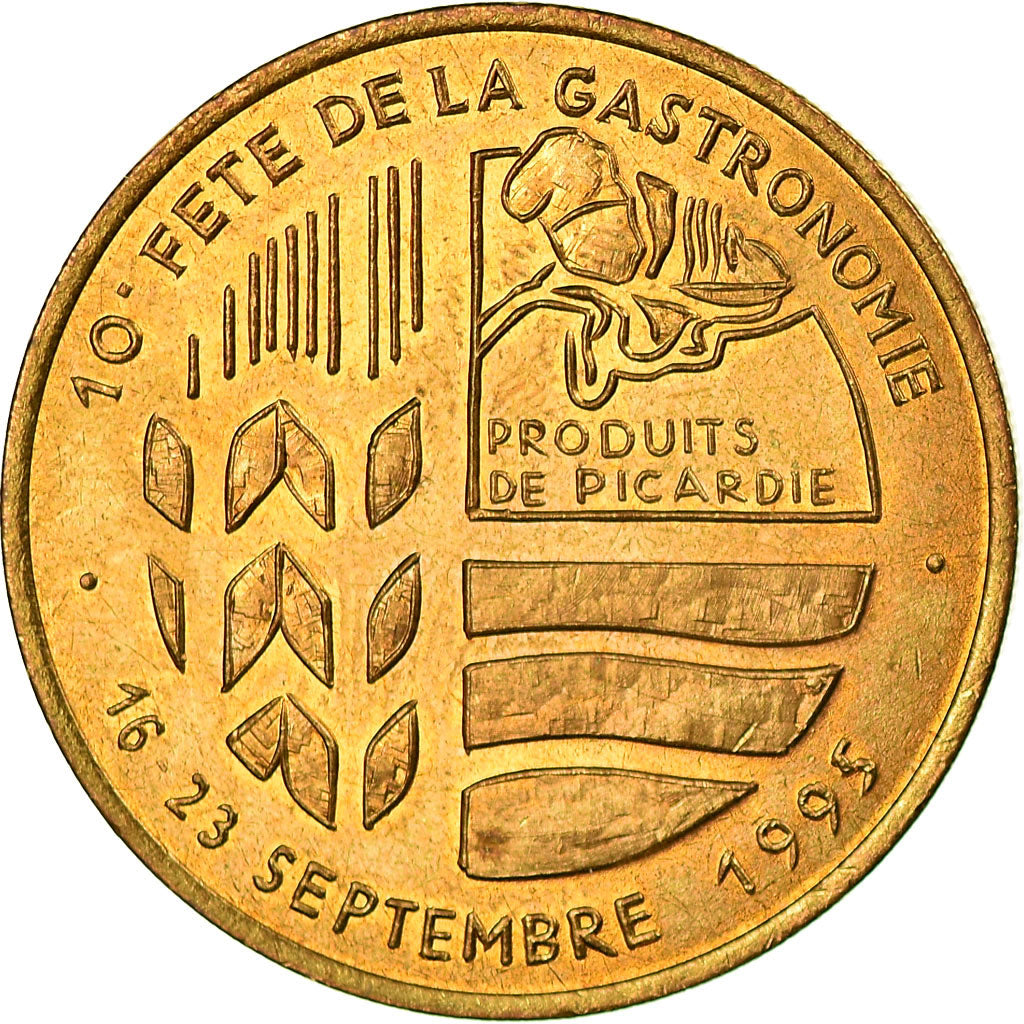 France, Medal, 3 Ecus Poix de Picardie, 10ème Fête de la Gastronomie, 1995