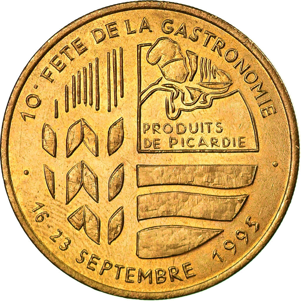 France, Medal, 3 Ecus Poix de Picardie, 10ème Fête de la Gastronomie, 1995