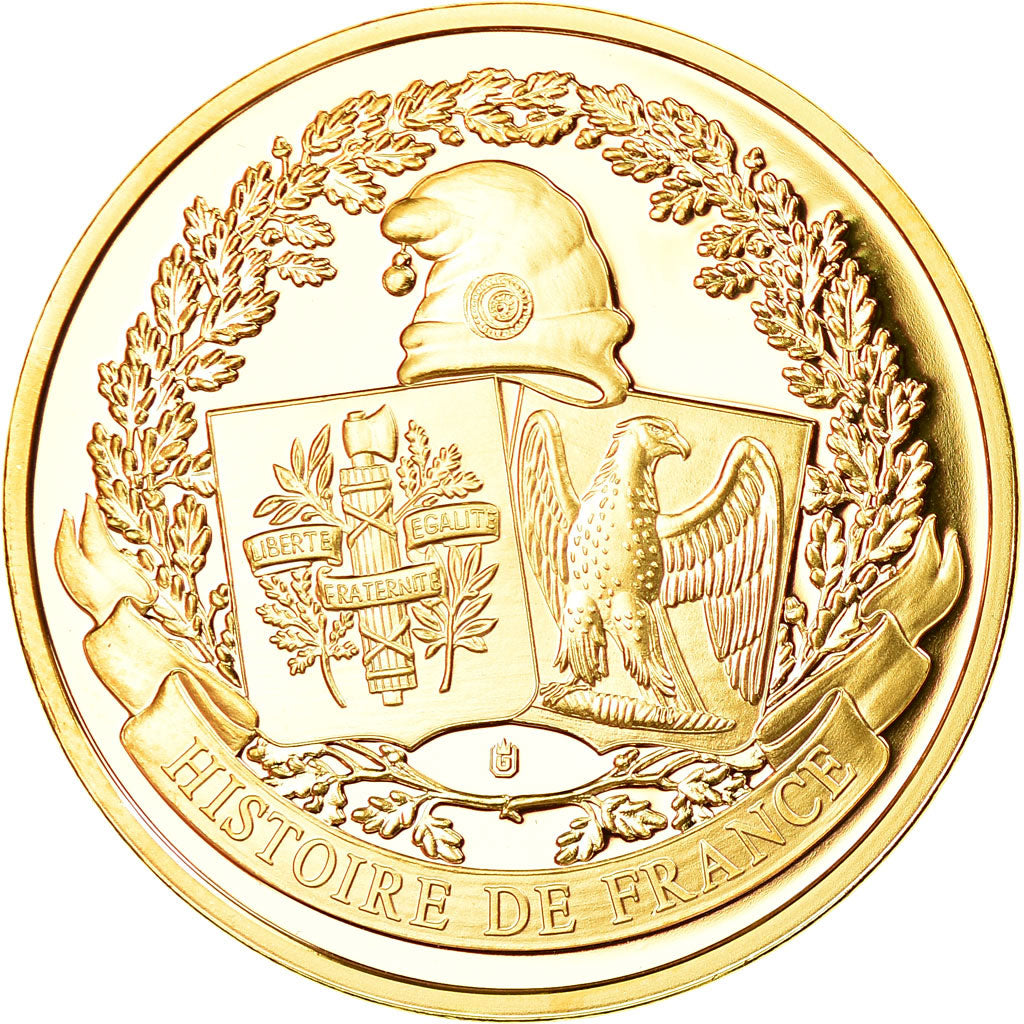 France, Medal, L'Arc de Triomphe, History, MS(65-70), Copper Gilt