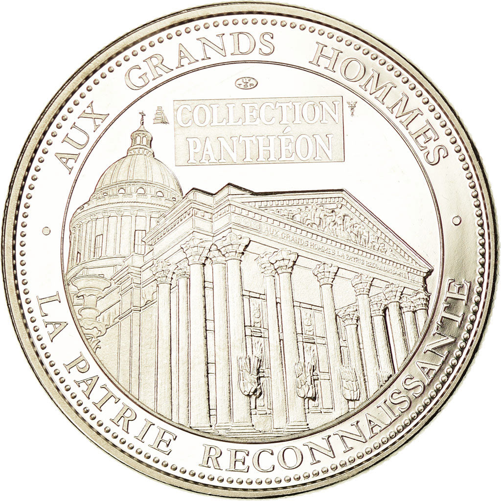 France, Medal, Collection Panthéon, Émile Zola, MS(65-70), Copper-nickel