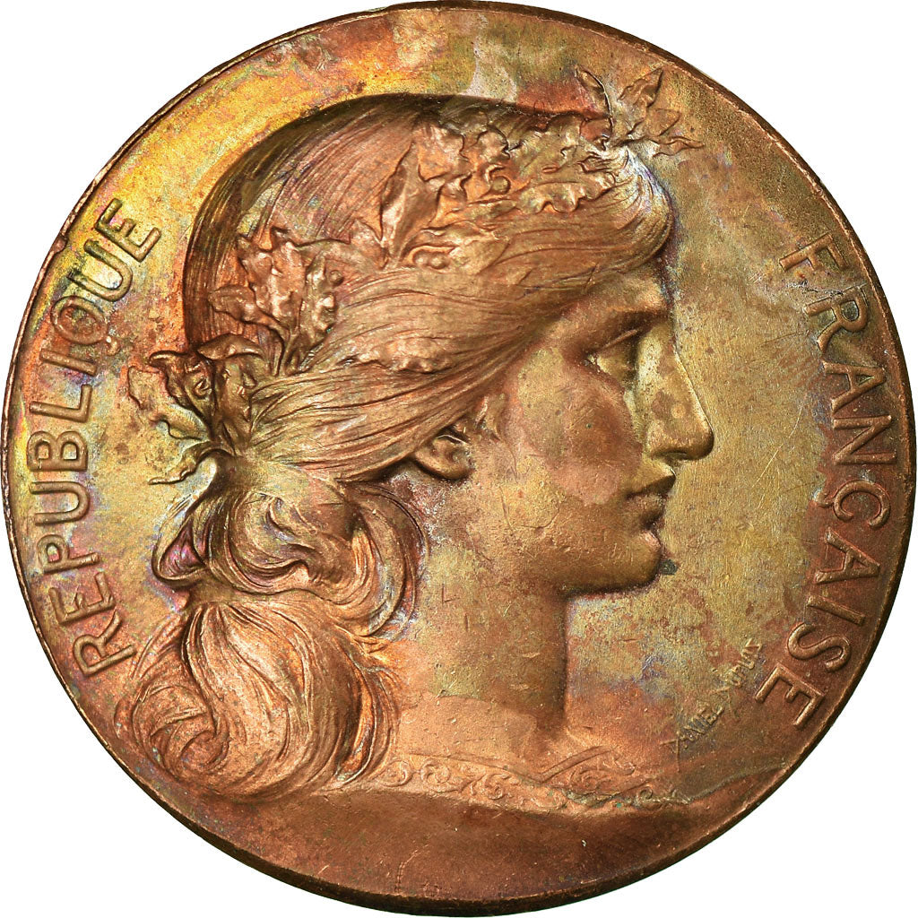 France, Medal, Marianne, Offert par le Préfet de Seine-maritime, Dupuis.D