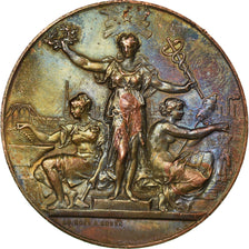 France, Médaille, Exposition Nationale de Rouen, 1884, Noël, SUP, Cuivre
