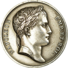 France, Medal, Napoléon Empereur et Roi, 1969, Denon / Andrieu, MS(63), Silver