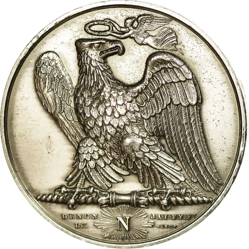 France, Medal, Napoléon Empereur et Roi, 1969, Denon / Andrieu, MS(63), Silver