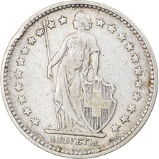 Coin, Switzerland, 2 Francs, 1894, Paris, VF(30-35), Silver, KM:21