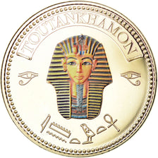 Égypte, Médaille, Trésors d'Egypte, Toutankhamon, FDC, Copper-nickel