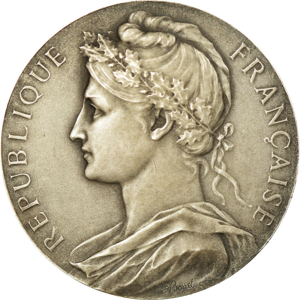 France, Medal, Ministère du Commerce et de l'Industrie, Borrel, MS(63), Silver