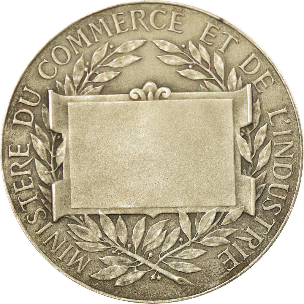 France, Medal, Ministère du Commerce et de l'Industrie, Borrel, MS(63), Silver