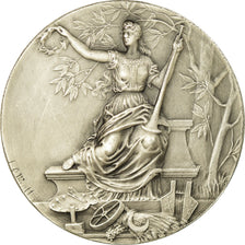 France, Médaille, Art Nouveau, C.C.A., 1972, Mattei, SPL, Argent