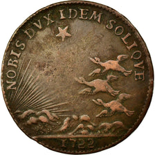France, Token, Royal, 1722, EF(40-45), Copper, Feuardent:9835