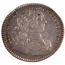 France, Royal, Token, 1747, AU(55-58), Silver, Feuardent #1547, 6.09