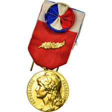 France, Industrie-Travail-Commerce, Médaille, 1998, Excellent Quality, Gilt