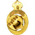 Reino Unido, On War Service Badge, Medal, 1915, Qualidade Excelente, Latão, 43