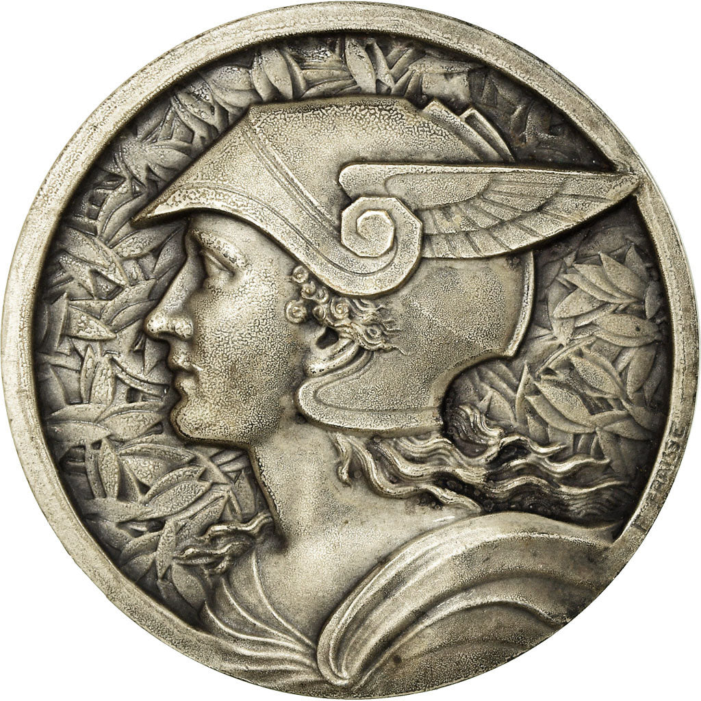 France, Médaille, Marianne Casquée, Offerte par Mr Brindeau, Sénateur