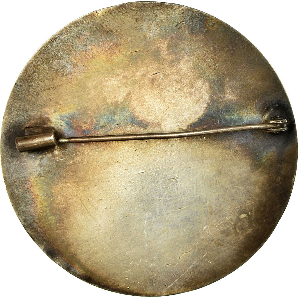 France, Médaille, Broche, Faune à l'Antilope, Art Déco, Thénot., SUP