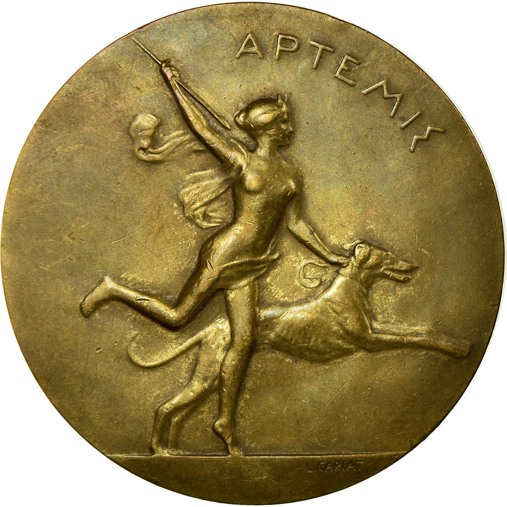 France, Médaille, Société Canine de Normandie, Artémis, Cariat, TTB+, Bronze