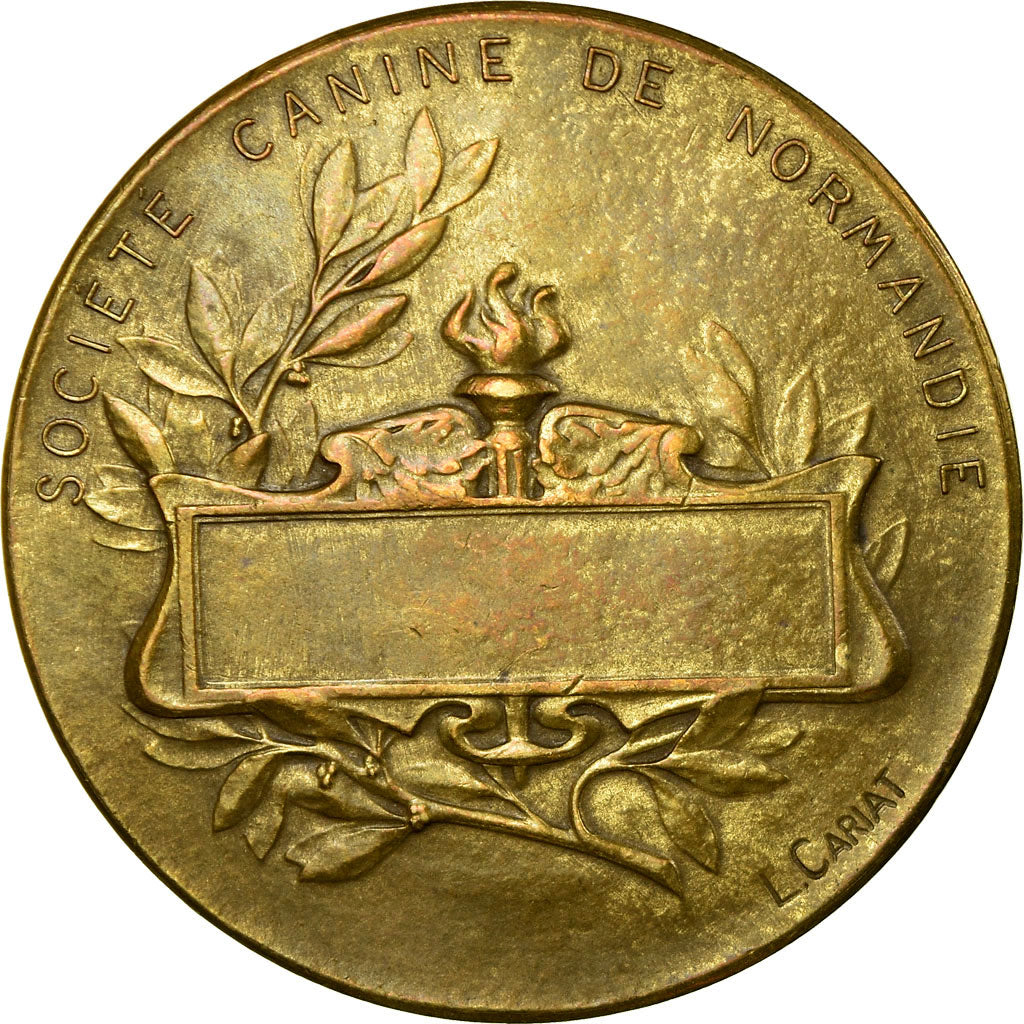 France, Médaille, Société Canine de Normandie, Artémis, Cariat, TTB+, Bronze